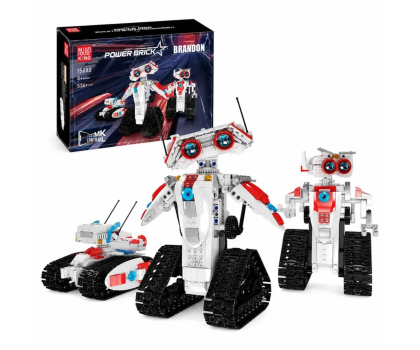 Zabawka edukacyjno-interaktywna Mould King Klocki konstrukcyjne Roboty 3 w 1 STEM 536 el. zestaw 15082